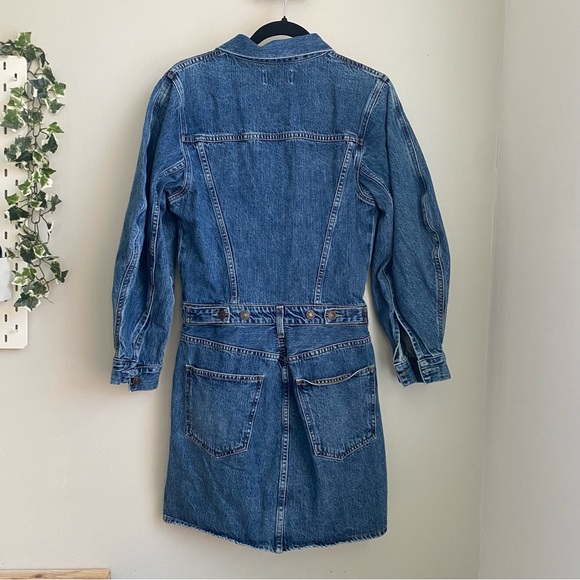 AGOLDE Baloon Sleeve Long Sleeve denim Dress - Picture 4 of 9